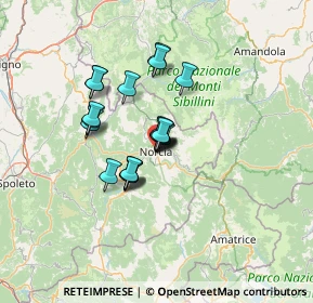 Mappa Via Bandiera, 06046 Norcia PG, Italia (9.559)