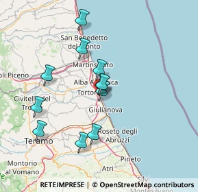 Mappa Via Gian Lorenzo Bernini, 64018 Tortoreto Lido TE, Italia (13.20727)