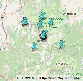 Mappa Piazza Vittorio Veneto, 06046 Norcia PG, Italia (8.59643)