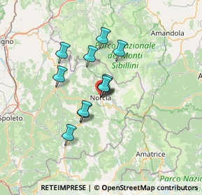 Mappa Piazza Vittorio Veneto, 06046 Norcia PG, Italia (10.10455)