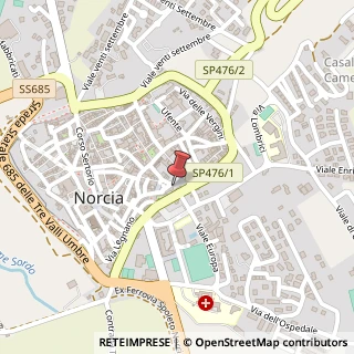 Mappa Via Manzoni, 2, 06046 Norcia, Perugia (Umbria)