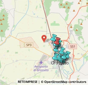 Mappa Strada Rugginosa Vecchia, 58100 Grosseto GR, Italia (3.74857)