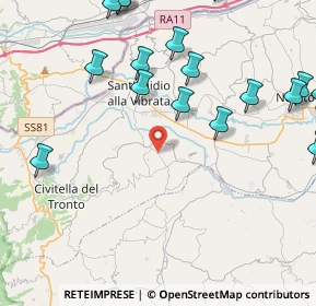 Mappa Frazione Tavolaccio, 64010 Civitella del Tronto TE, Italia (6.0765)