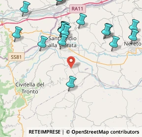 Mappa Frazione Tavolaccio, 64010 Civitella del Tronto TE, Italia (5.434)