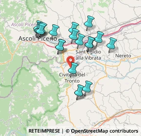 Mappa Contrada Piano D'ischia, 64010 Civitella del Tronto TE, Italia (7.336)