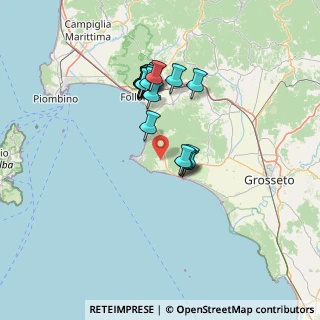 Mappa Via Val del Melo, 58043 Castiglione della Pescaia GR, Italia (12.302)