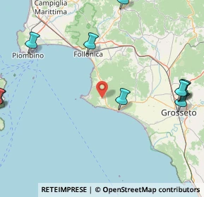 Mappa Via Val del Melo, 58043 Castiglione della Pescaia GR, Italia (31.364)