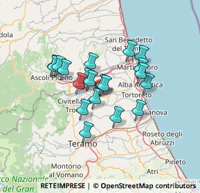 Mappa SP259, 64027 Garrufo TE, Italia (10.8245)