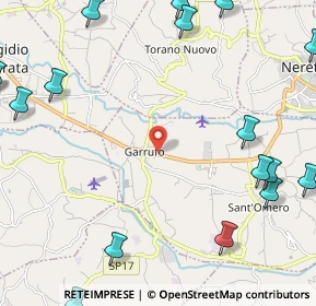 Mappa Via Filippo Turati, 64027 Garrufo TE, Italia (3.6955)