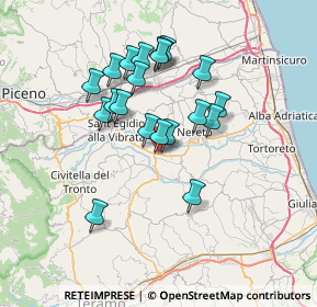 Mappa Via Filippo Turati, 64027 Garrufo TE, Italia (6.299)