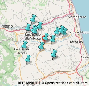 Mappa Via Filippo Turati, 64027 Garrufo TE, Italia (5.76733)