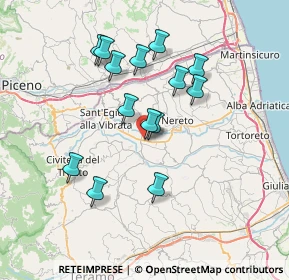 Mappa Via Filippo Turati, 64027 Garrufo TE, Italia (6.70214)