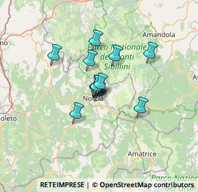 Mappa , 06046 Norcia PG, Italia (8.41538)