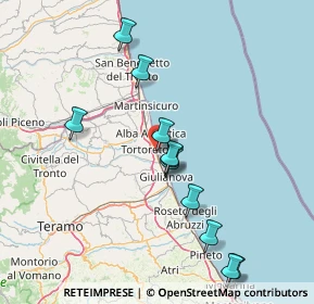 Mappa Via Cristoforo Colombo, 64018 Tortoreto Lido TE, Italia (15.63727)