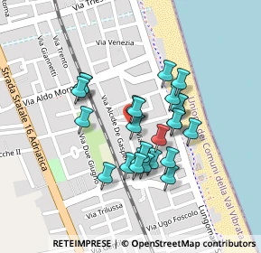 Mappa Via Cristoforo Colombo, 64018 Tortoreto Lido TE, Italia (0.184)