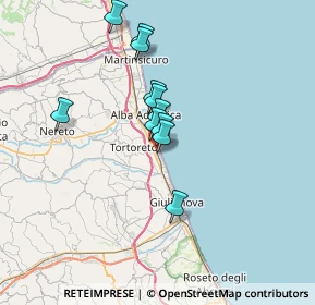 Mappa Via Cristoforo Colombo, 64018 Tortoreto Lido TE, Italia (5.67364)