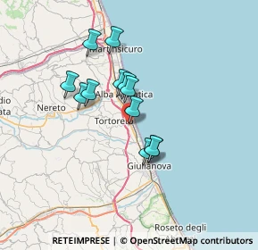 Mappa Via Guglielmo Aurini, 64018 Tortoreto TE, Italia (5.5425)