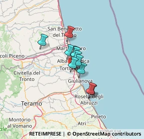 Mappa 64018 Tortoreto TE, Italia (7.40182)