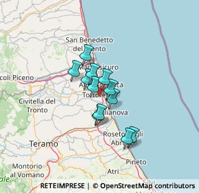 Mappa 64018 Tortoreto TE, Italia (8.5575)