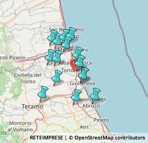 Mappa 64018 Tortoreto TE, Italia (10.86067)