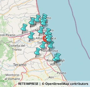 Mappa 64018 Tortoreto TE, Italia (10.91706)