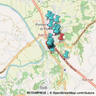 Mappa Località Ponte Rio, 06059 Todi PG, Italia (0.529)