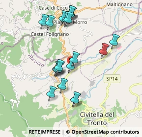 Mappa Zona Industriale Villa Lempa, 64010 Civitella del Tronto TE, Italia (1.8885)
