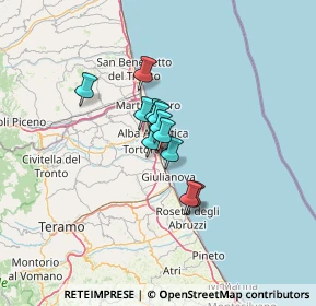 Mappa Via Trilussa, 64018 Tortoreto TE, Italia (7.48)