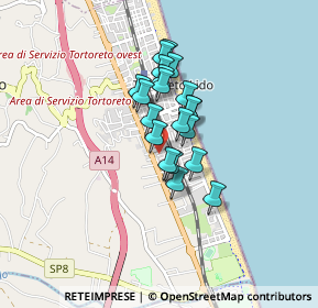 Mappa Via Trilussa, 64018 Tortoreto TE, Italia (0.5795)