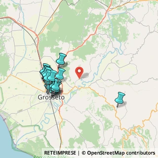 Mappa SP delle Conce, 58100 Grosseto GR, Italia (7.42)