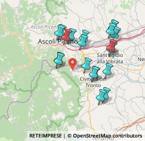 Mappa Frazione Cerqueto, 64010 Collebigliano TE, Italia (7.319)