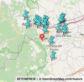 Mappa Frazione Cerqueto, 64010 Collebigliano TE, Italia (7.154)