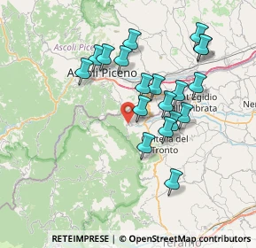 Mappa Frazione Cerqueto, 64010 Collebigliano TE, Italia (7.05105)