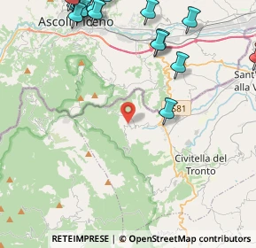 Mappa Frazione Cerqueto, 64010 Collebigliano TE, Italia (6.6455)
