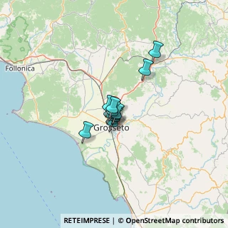 Mappa SS 1 Via Aurelia, 58100 Bagno Roselle GR (7.00182)