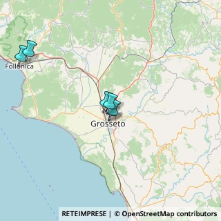Mappa SS 1 Via Aurelia, 58100 Bagno Roselle GR (41.69692)