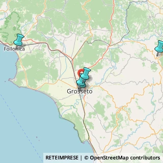 Mappa SS 1 Via Aurelia, 58100 Bagno Roselle GR (46.21)