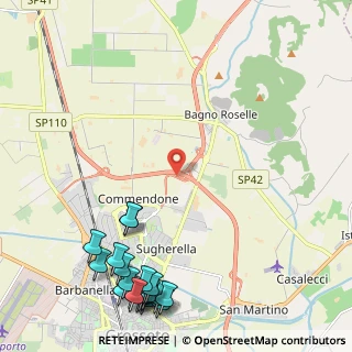 Mappa SS 1 Via Aurelia, 58100 Bagno Roselle GR (3.34)