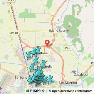 Mappa SS 1 Via Aurelia, 58100 Bagno Roselle GR (3.124)