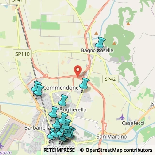 Mappa SS 1 Via Aurelia, 58100 Bagno Roselle GR (3.27526)