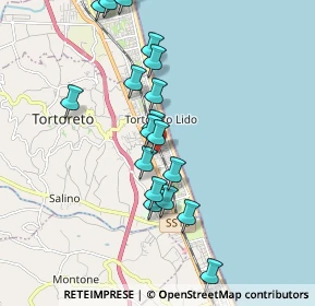 Mappa Via B. Croce, 64018 Tortoreto Lido TE, Italia (2.0945)
