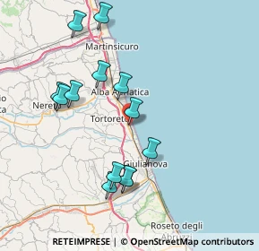 Mappa Via B. Croce, 64018 Tortoreto Lido TE, Italia (7.89385)