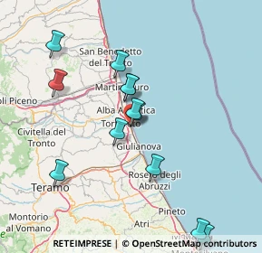 Mappa Via B. Croce, 64018 Tortoreto Lido TE, Italia (15.61417)