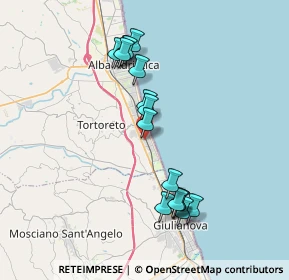 Mappa Via B. Croce, 64018 Tortoreto Lido TE, Italia (3.75063)