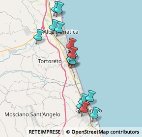 Mappa Via B. Croce, 64018 Tortoreto Lido TE, Italia (4.05067)