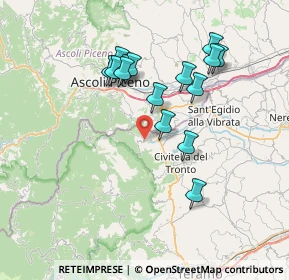 Mappa Via Case Sparse, 64010 Collebigliano TE, Italia (7.04)