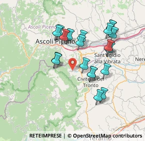 Mappa Via Case Sparse, 64010 Collebigliano TE, Italia (7.1495)