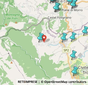 Mappa Via Case Sparse, 64010 Collebigliano TE, Italia (3.459)