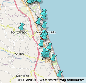 Mappa SS 16, 64018 Tortoreto Lido TE, Italia (2.027)