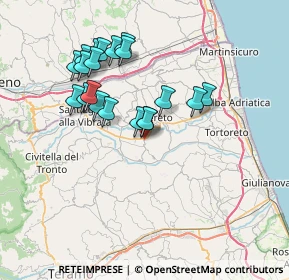 Mappa Via Alla Salara, 64027 Sant'Omero TE, Italia (6.8835)